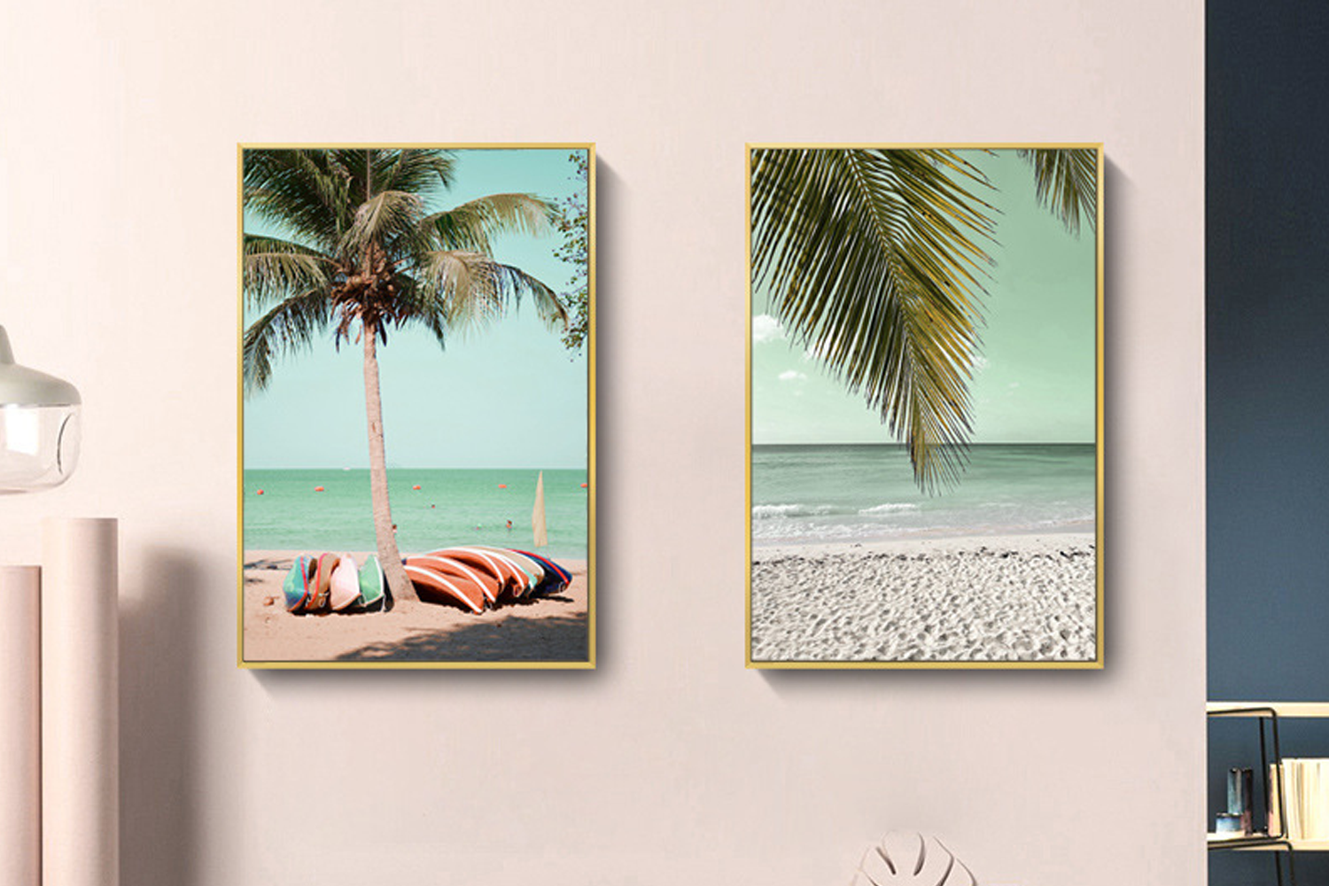 Various styles of hotel frame artwork suitable for lobbies, hallways, and guest rooms
