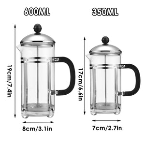 French Press Coffee Maker - 600ml