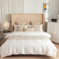 Geometric Texture Bed Runner Beige