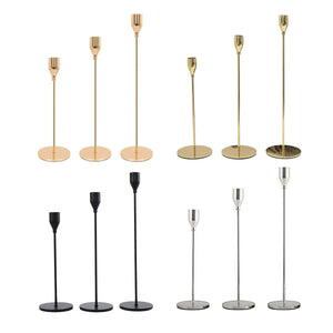 Hotel Decorative Candlestick Holder Set for Wedding & Event Decor