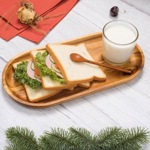 Wooden Serving Tray for Snacks and Desserts