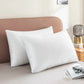 Hotel Pillow Cotton - White Satin Stripe