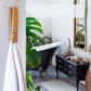 Wooden Towel Holder with Oversized Clip