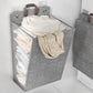 Foldable Cotton Fabric Laundry Basket