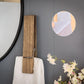 Wooden Towel Holder with Oversized Clip