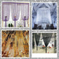 String Door Curtain with Silver Thread