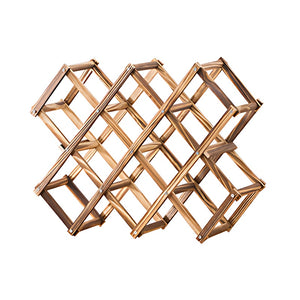 Foldable Wooden Wine Rack