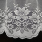 White Kitchen Window Curtains for Hotels and Cafés set of 2
