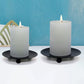 Round Iron Candle Tray Holders Set of 4