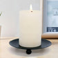 Round Iron Candle Tray Holders Set of 4