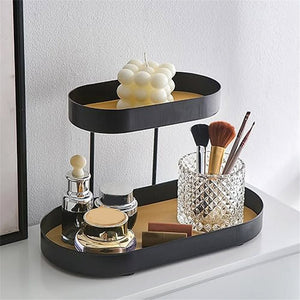 Metal Jewelry Tray 2-Tier