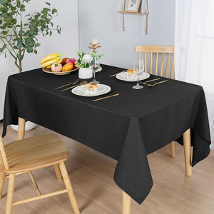 PEVA Rectangle Tablecloths Solid Colour Waterproof