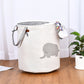 Foldable Laundry Basket Waterproof Canvas Clothes Hamper