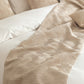 Geometric Texture Bed Runner Beige