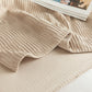 Geometric Texture Bed Runner Beige