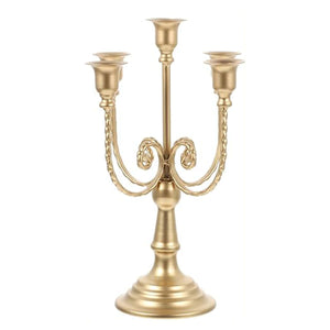 Hotel Vintage European Metal Candle Holder for Elegant Decor