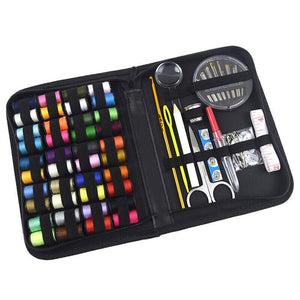 Comprehensive 128PCS Portable Sewing Kit for home, travel, and emergency use