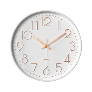 Wall Clock 12-Inch White