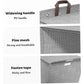 Foldable Cotton Fabric Laundry Basket