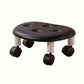 Low Rolling Stool with Swivel Wheels