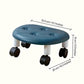 Low Rolling Stool with Swivel Wheels