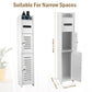 Narrow Storage Cabinet Bathroom Organizer with Shelves