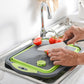 Hotel Multifunctional Foldable Sink Cutting Board & Draining Basket