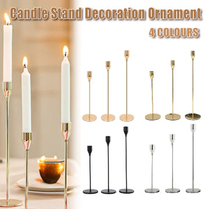 Hotel Decorative Candlestick Holder Set for Wedding & Event Decor