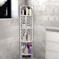 4-Tier Bathroom Shelf Waterproof PVC Corner Storage for Hotels
