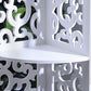 4-Tier Bathroom Shelf Waterproof PVC Corner Storage for Hotels