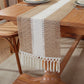 Cotton Table Runner for Stylish Dining Room Table Decor