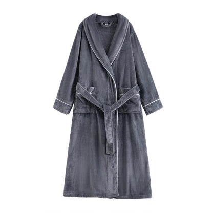 Hotel Bathrobes for Winter Guests - grey