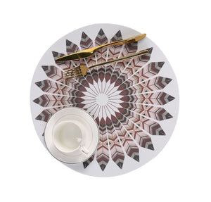 Heat-Resistant PVC Placemats Round Table Mats