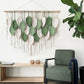 Cotton Rope Woven Leaf Tapestry Decor