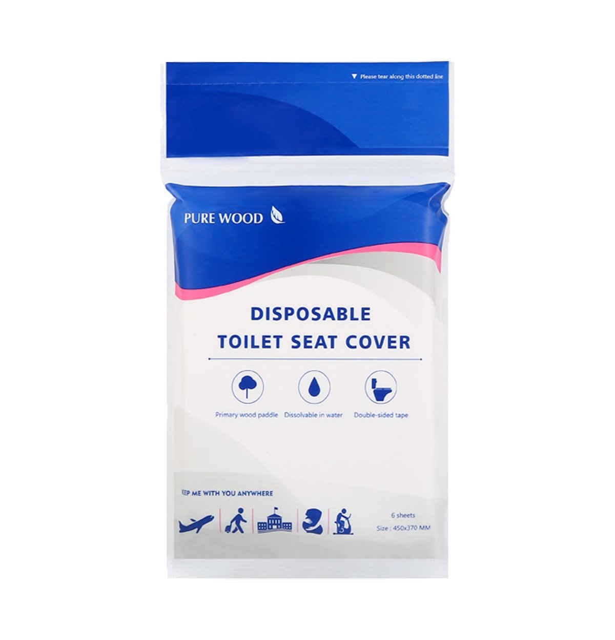 Portable Toilet Disposable Seat Covers