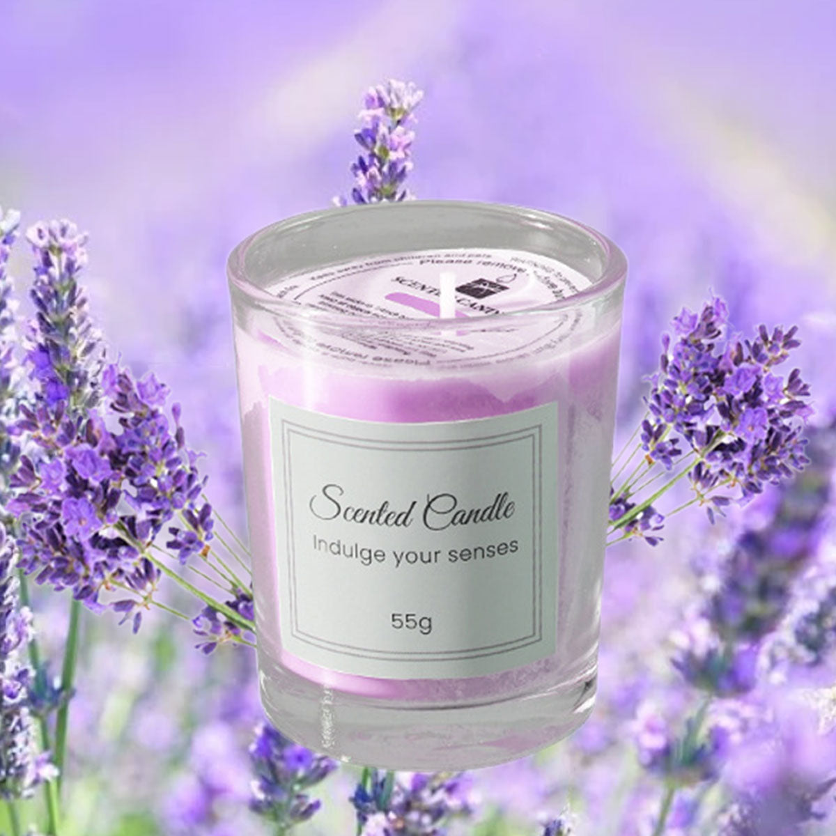 Luxury candles set displayed against a soft background, highlighting their chic packaging
