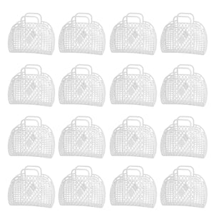 Hotel Diamond Plastic Bathroom Basket Set with Handheld Soft Design