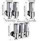 Stainless Steel Soap Dispenser 500ml for Hotels