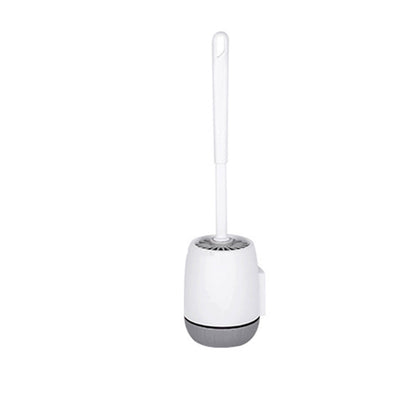 Silicone Toilet Brush with Wall-Mounted Holder