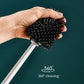 Silicone Toilet Brush with Wall-Mounted Holder