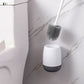 Silicone Toilet Brush with Wall-Mounted Holder