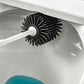 Silicone Toilet Brush with Wall-Mounted Holder