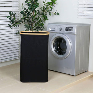 Dirty Clothes Basket with Lid Large Capacity