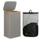 Dirty Clothes Basket with Lid Large Capacity