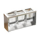 Kitchen Utensil Holder Carbon Steel Three-Tube