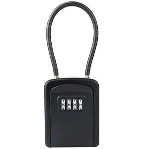 Wall Mount Key Safe Aluminum Alloy with Combination Lock