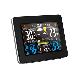 Hotel Alarm Clock with Weather Display and Snooze