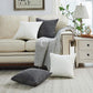 Sofa Cushion Covers for Hotels Plush Fabric with Zipper