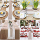 Cotton Table Runner for Stylish Dining Room Table Decor