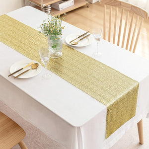 Luxurious Sequined Table Runner for Elegant Decor